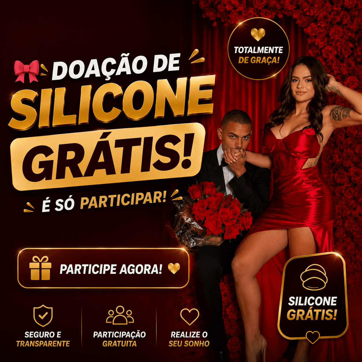 Protese de Silicone Grátis