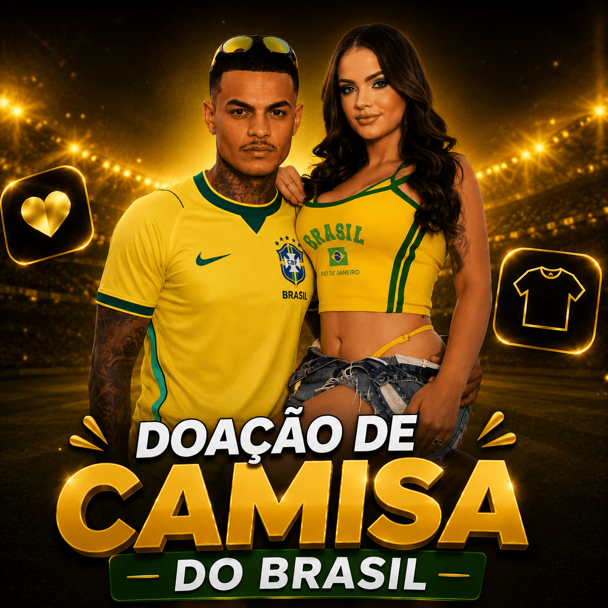 Camisa do Brasil Grátis